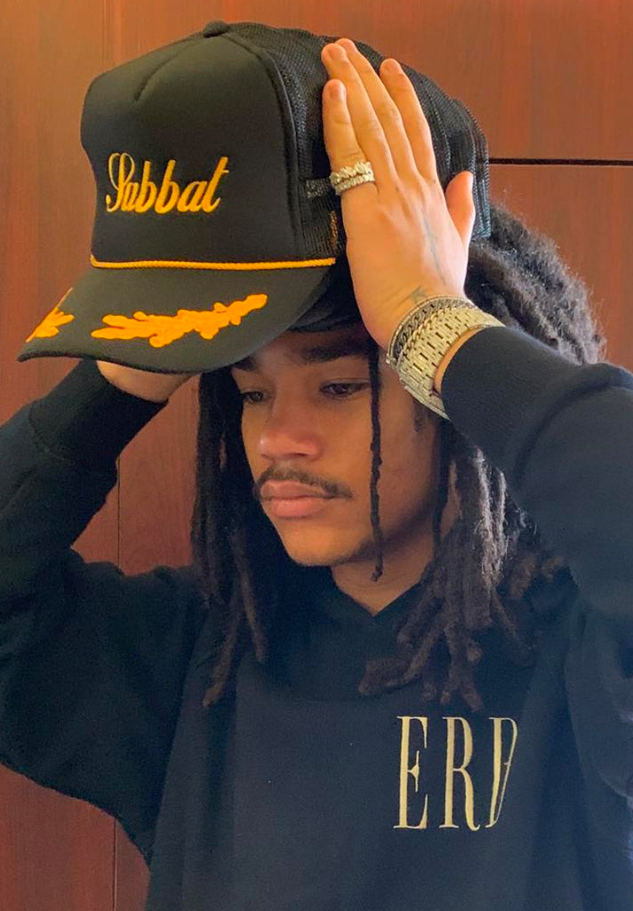 Custom Cloney Top Gun Hat on Luka Sabbat